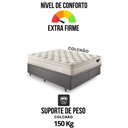 Ver mais imagens de Base Box Baú King 193x203 Linho  com Colchão Audaz Molas Ensacadas