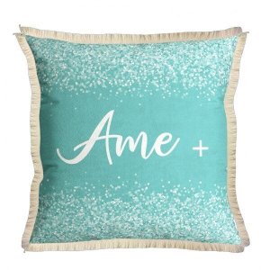 Capa para Almofada com Franja 43cm x 43cm 051 Dolce Belchior