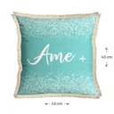 Ver imagem 3 de Capa para Almofada com Franja 43cm x 43cm 051 Dolce Belchior