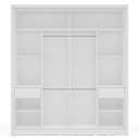 Ver imagem 4 de Guarda-Roupa 2 Portas de Correr Madri Azul/Branco