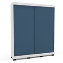 Ver imagem 2 de Guarda-Roupa 2 Portas de Correr Madri Azul/Branco