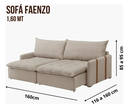 Ver imagem 2 de Sofá Retrátil Reclinável Faenzo 3LUGARES