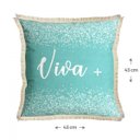 Ver imagem 3 de Capa para Almofada com Franja 43cm x 43cm 053 Dolce Belchior
