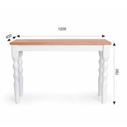 Aparador Madeira Maciça Pés Torneados 120x40cm Gardênia Yescasa - 2