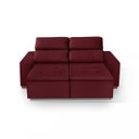 Ver imagem 4 de Sofá Alabama 3 Lugares Retrátil Reclinável 1,95m Mola Bonnel em Veludo Yescasa