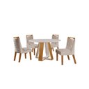 Ver imagem 2 de Conjunto Sala de Jantar Mesa Grécia 4 Cadeiras Atena