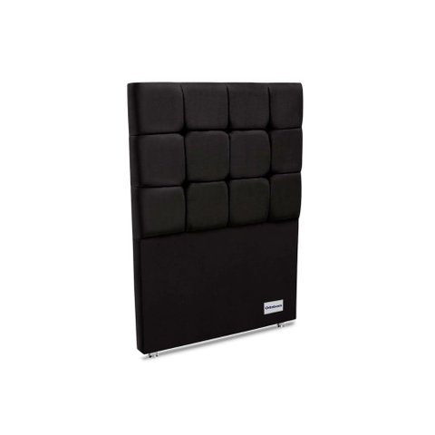 Cabeceira Cama Box Estofada Piave Linho Solteiro - Linho Preto - Ortobom