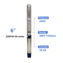 Ver imagem 2 de Bomba Submersa Irrigação de 20CV Até 78000L/h 380V - TÉTIS