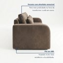Ver imagem 2 de Sofá Cama 4 Lugares Retrátil e Reclinável 276cm Montreal