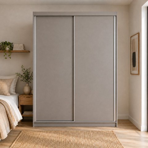 Guarda-Roupa Solteiro 100% MDF BP 2 Portas 2 Gavetas Liege Urbi