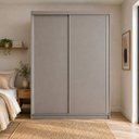 Ver imagem 1 de Guarda-Roupa Solteiro 100% MDF BP 2 Portas 2 Gavetas Liege Urbi