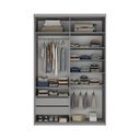 Ver imagem 4 de Guarda-Roupa Solteiro 100% MDF BP 2 Portas 2 Gavetas Liege Urbi