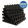 Kit com 20 Paineis Acusticos Isolamento de Som Total 50x50x3 - 2