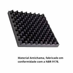 Kit com 20 Paineis Acusticos Isolamento de Som Total 50x50x3 - 3