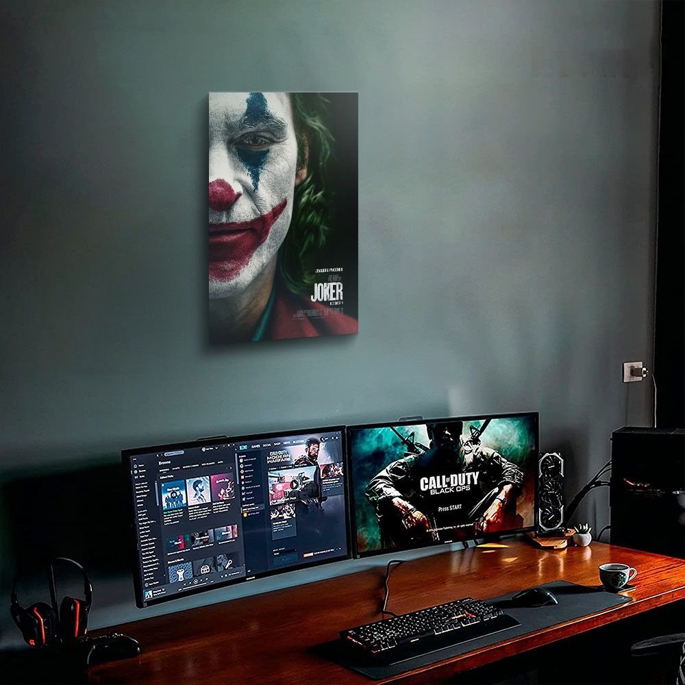 Poster Decorativo 42cm x 30cm A3 Brilhante Coringa Joker Batman - 2
