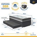 Ver imagem 6 de Cama Box com Colchão de Espuma D33 Pillow In Anjos Ortosleep + Auxiliar de Espuma Unique Solteiro