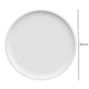 Ver imagem 3 de Prato de Sobremesa Porcelana Branca Redondo 18,5cm Bold Germer Hotel Bar Restaurante
