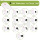 Ver imagem 7 de Kit 70 Chaveiro de Plástico Branco com Abertura e Etiqueta Pautada para Identificação