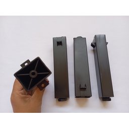 Kit 4 Pés de Bancadas Gabinetes Cozinha Ita 18 a 20cm Preto - 2