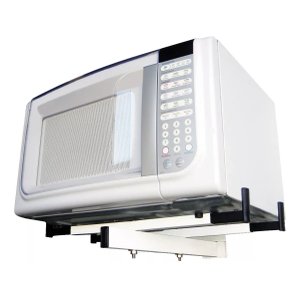 Suporte Parede Branco para Micro-ondas/Forno Universal Aço Carbono Até 40kg