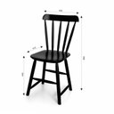 Ver imagem 3 de Cadeira Madeira Maciça Gardênia Espresso Móveis