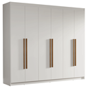 Ver imagem 3 de Guarda-roupa Casal 6 Portas Batentes Venus Madesa