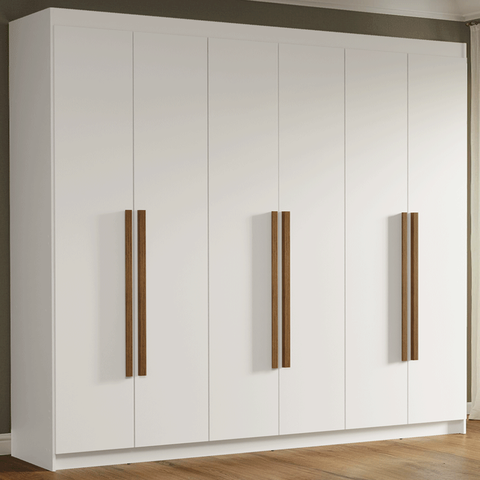 Guarda-roupa Casal 6 Portas Batentes Venus Madesa