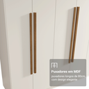 Ver imagem 7 de Guarda-roupa Casal 6 Portas Batentes Venus Madesa