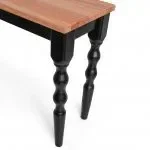 Ver imagem 4 de Aparador Madeira Maciça Pés Torneados 120x40cm Gardênia Yescasa