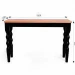 Ver imagem 3 de Aparador Madeira Maciça Pés Torneados 120x40cm Gardênia Yescasa