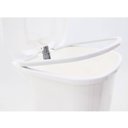 Ver imagem 3 de Cesto de Lixo Grande com Pedal e Rodas 100L Branco Tramontin