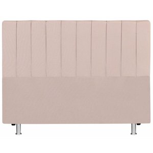 Cabeceira para Cama Casal 138x110 Linho Bege Keiko Colchões