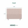 Cabeceira para Cama Casal 138x110 Linho Bege Keiko Colchões - 6