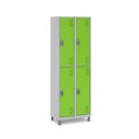 Ver imagem 1 de Armário Industrial 4 Portas Grandes em Aço:verde