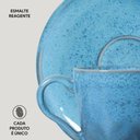 Ver imagem 5 de Conjunto 06 Xícara de Café Bio Breeze 120 Ml Azul Stoneware Porto Brasil