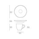 Ver imagem 3 de Conjunto 06 Xícara de Café Bio Breeze 120 Ml Azul Stoneware Porto Brasil