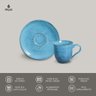 Conjunto 06 Xícara de Café Bio Breeze 120 Ml Azul Stoneware Porto Brasil - 4
