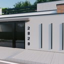 Ver imagem 4 de Números e Letras Residenciais / Comerciais Preto 3D 19cm:0