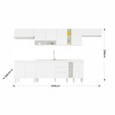 Ver imagem 3 de Cozinha Athena 10PÇS 11 Portas Branco