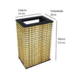 Kit 2 Luminária Arandela Parede Rustica Dois fachos e Frisos - 2