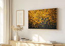 Ver imagem 1 de Quadro Decorativo N°146 160x90cm - Panorâmico Botânico - Folhas de Outono - Madeira Clara - Rollflex