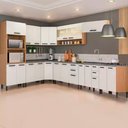 Ver imagem 1 de Cozinha Completa Modulada New Jazz 21 Portas 4 Gavetas MDF Itatiaia