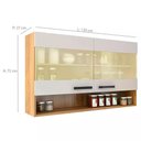 Ver imagem 7 de Cozinha Completa Modulada New Jazz 21 Portas 4 Gavetas MDF Itatiaia