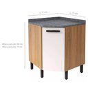 Ver imagem 4 de Cozinha Completa Modulada New Jazz 21 Portas 4 Gavetas MDF Itatiaia