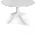 Ver imagem 4 de Mesa Redonda Madeira Maciça Pé Central Torneado 4 Lugares Gardênia Yescasa Branco