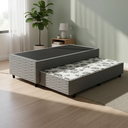 Ver imagem 1 de Cama Box com Auxiliar de Espuma Bicama Unique Solteiro 88cm