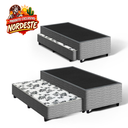 Ver imagem 2 de Cama Box com Auxiliar de Espuma Bicama Unique Solteiro 88cm