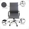Cadeira De Escritorio Esteirinha Giratoria Ergonomica Alta:Cinza - 2