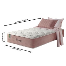 Colchão Solteirão Anjos Solteiro King Twin Mola Ensacada Visco Gel Charlotte 96x203x36 - 4
