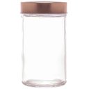 Ver imagem 7 de Kit 4 Potes de Vidro Lyor 500ml com Tampa de Acrílico Rosé Gastro Mantimentos